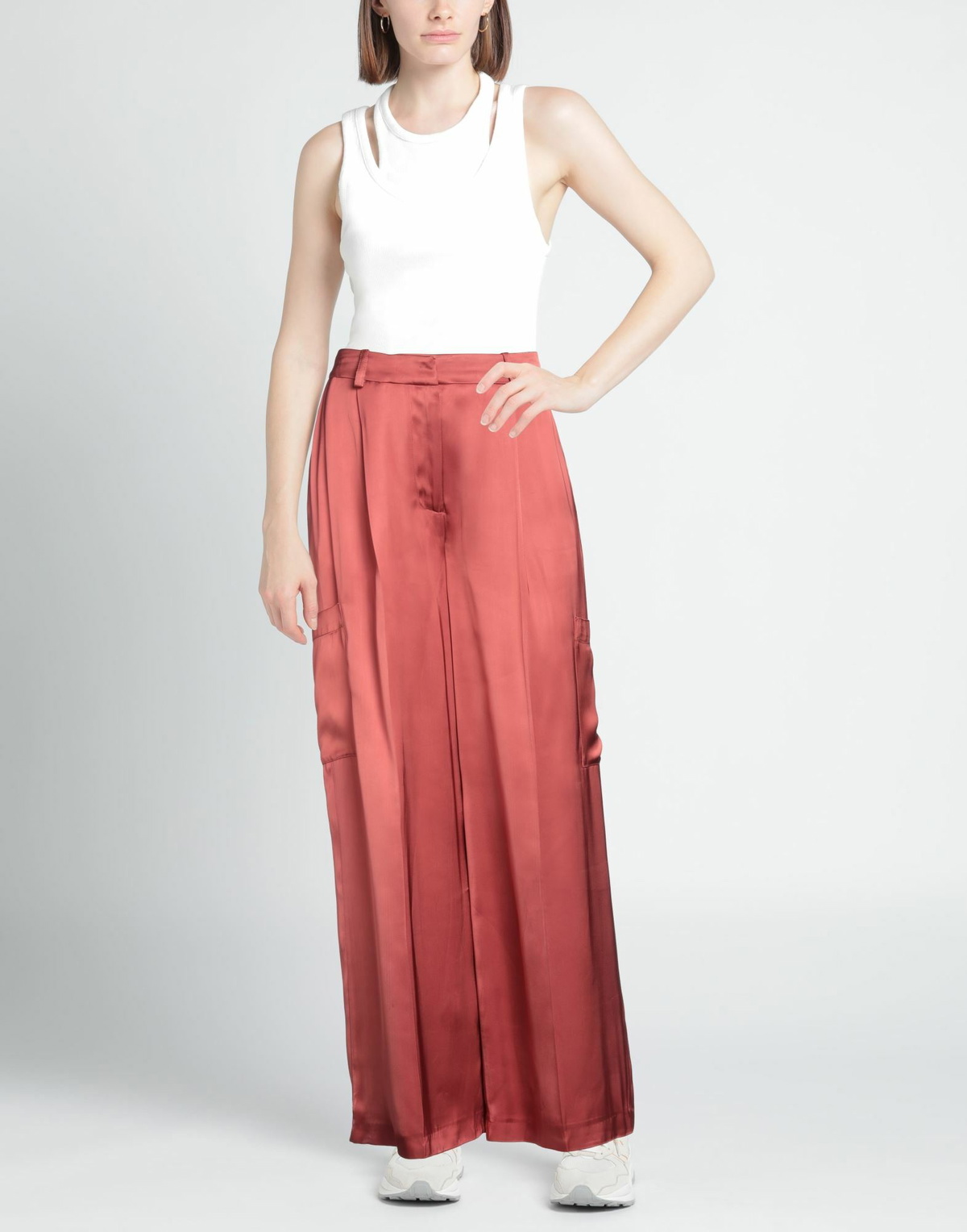 Loulou Studio Womens Pants Coral