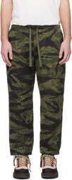 South2 West8 Khaki String Slack Trousers