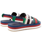 Gucci - Webbing-Trimmed Rubber Sandals - Men - Multi