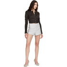 Vivienne Westwood Gray Elle Button Shorts