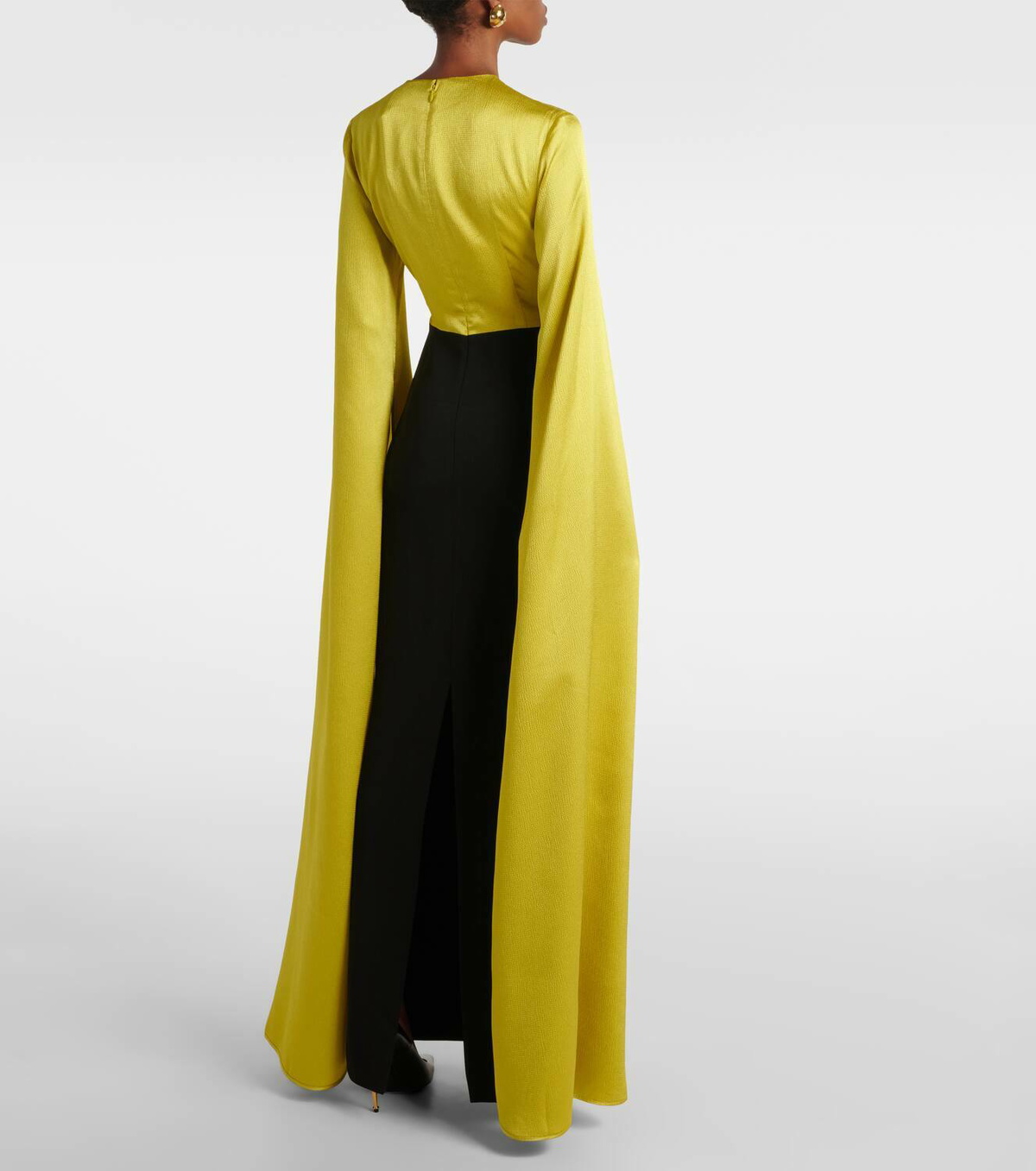 Solace London Adley crêpe gown