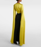 Solace London Adley crêpe gown