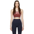 LNDR Pink and Red A-Team Sports Bra