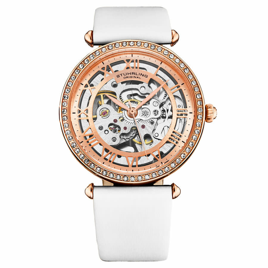 Stuhrling Original Legacy Automatic Rose Gold Dial Ladies Watch M17194