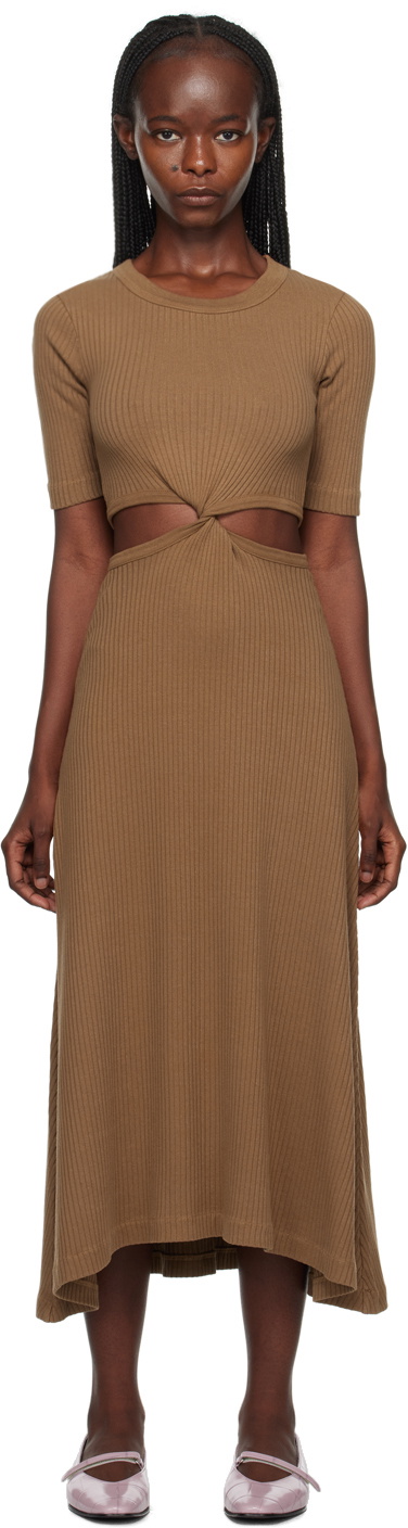 taffeta midi dress self portrait Self-portrait Dress With Combined Fabrics