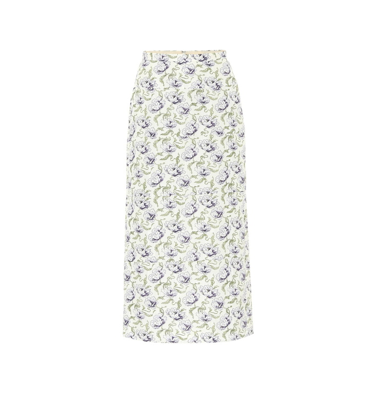 Photo: Brock Collection - Rapa floral cotton-blend midi skirt