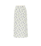 Brock Collection - Rapa floral cotton-blend midi skirt