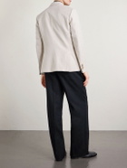 Paul Smith - Double-Breasted Linen and Cotton-Blend Blazer - Neutrals