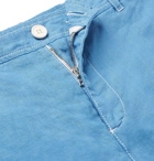 Orlebar Brown - Linen Shorts - Men - Blue