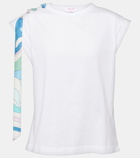 Pucci Bow-detail cotton T-shirt