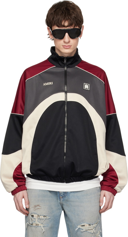 Photo: AMIRI Multicolor Oversized Panel Track Jacket