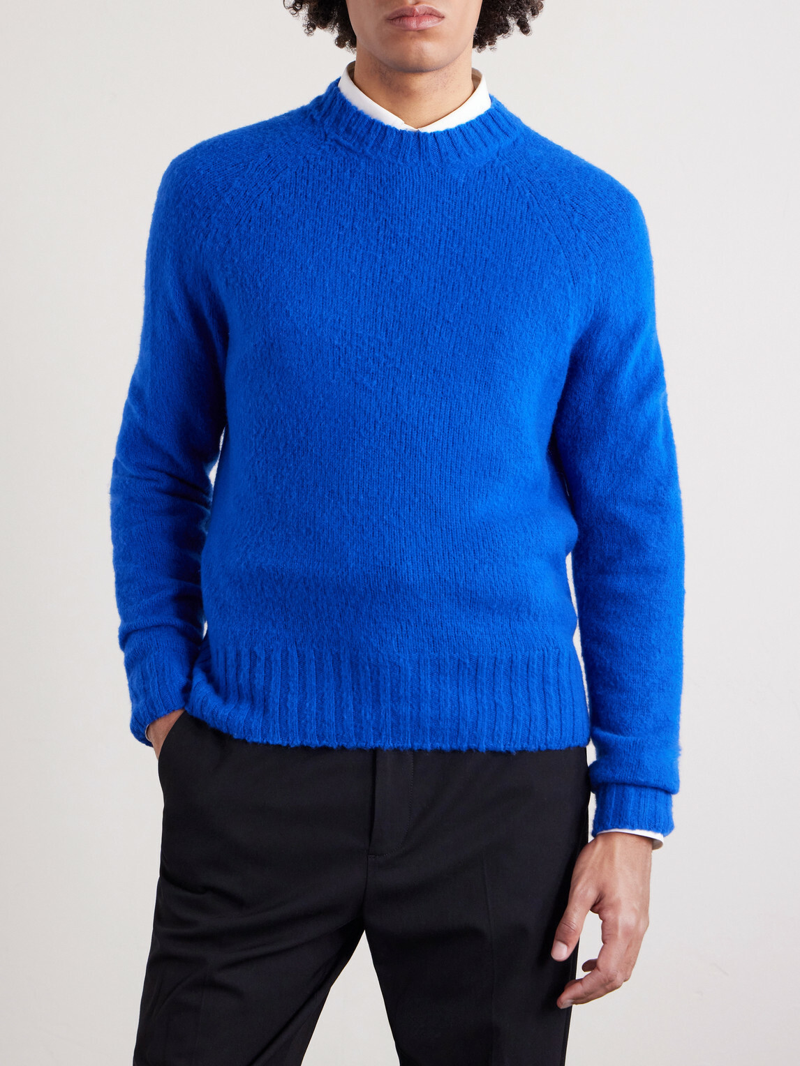TOM FORD - Brushed Cashmere Sweater - Blue