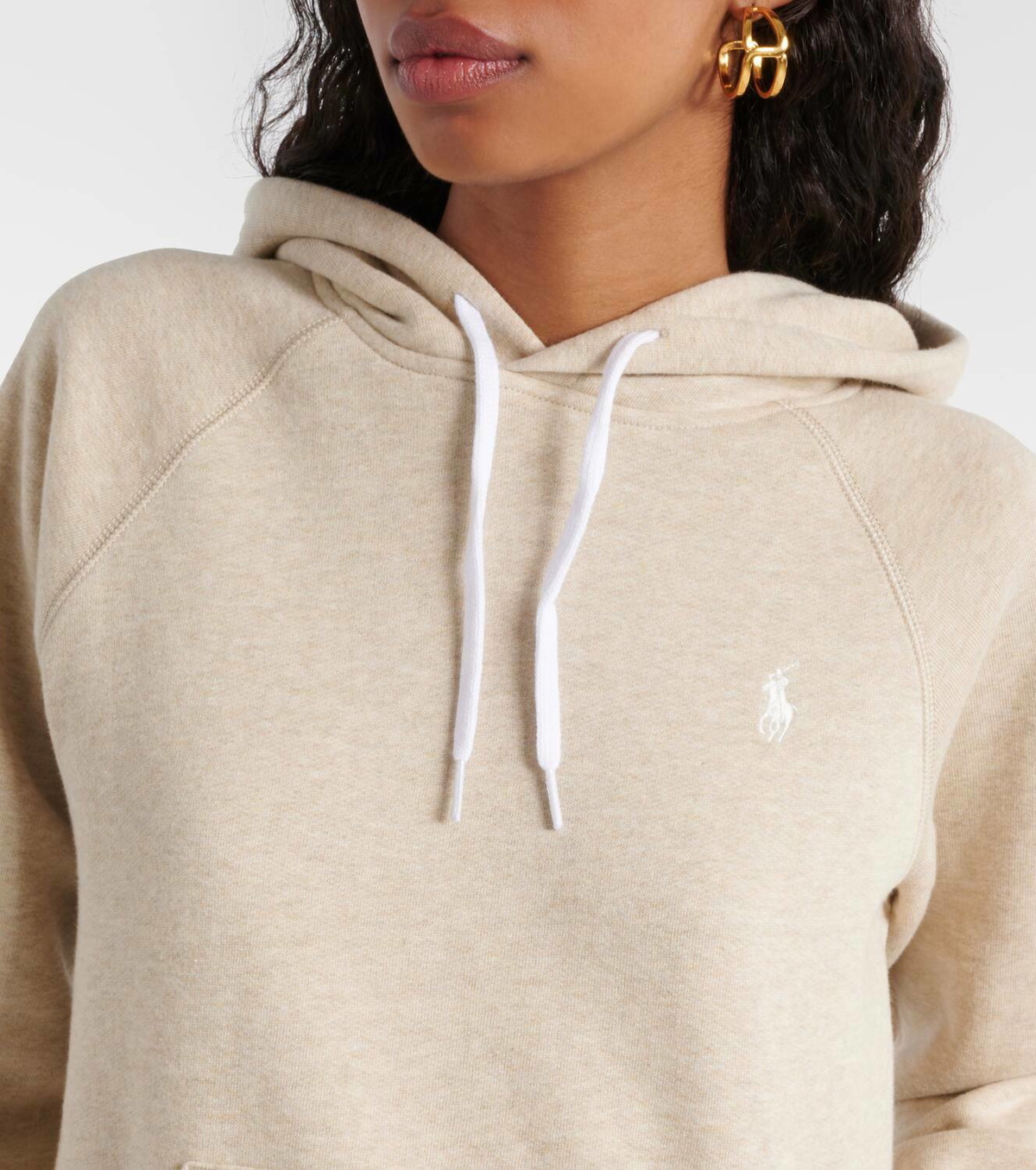 Polo Ralph Lauren Cotton-blend jersey hoodie
