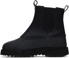 SUICOKE Black ALGO-TRwpab Chelsea Boots