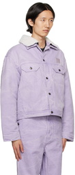 Acne Studios Purple Padded Jacket