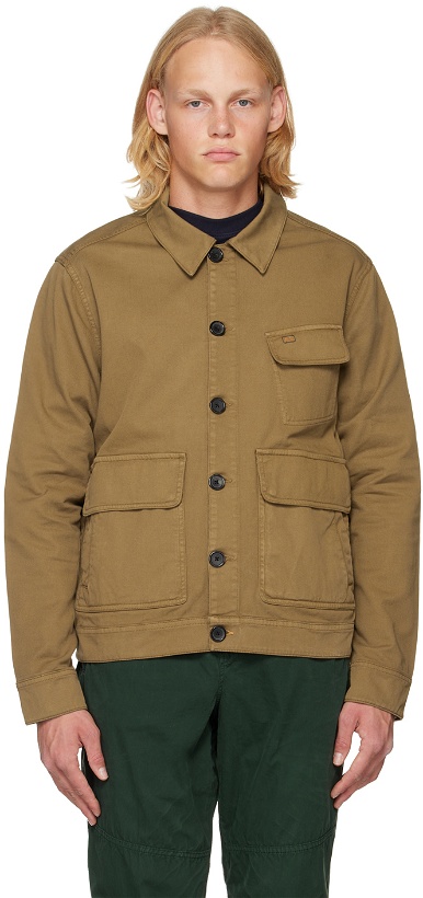 Photo: PS by Paul Smith Brown Button Jacket