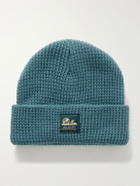 Aimé Leon Dore - Logo-Appliquéd Waffle-Knit Beanie - Green