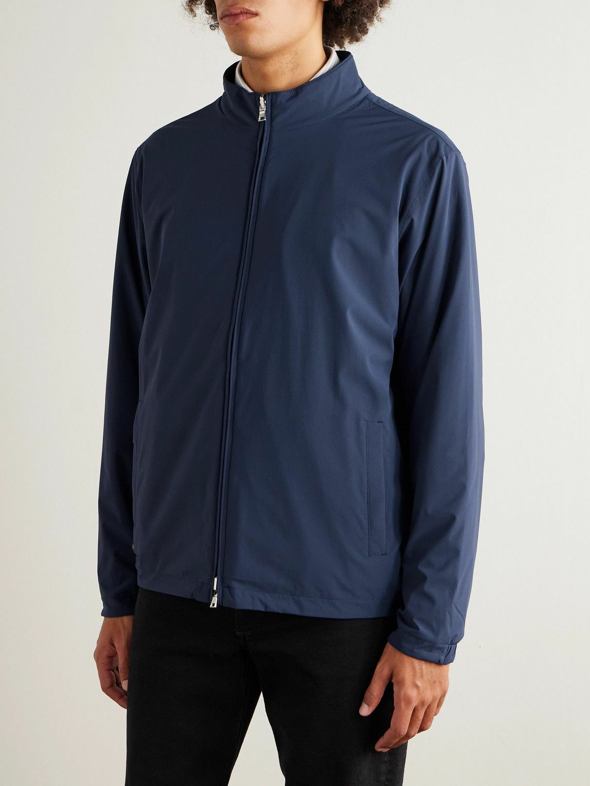 Peter Millar - Ryder Reversible Recycled-Woven and Wool Jacket - Blue