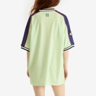 Off-White Women's Soccer Mini Dress in Aurora Red