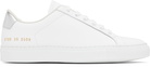 Common Projects White Retro Classic Sneakers