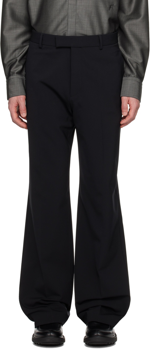 Photo: Ferragamo Black Tailored Trousers