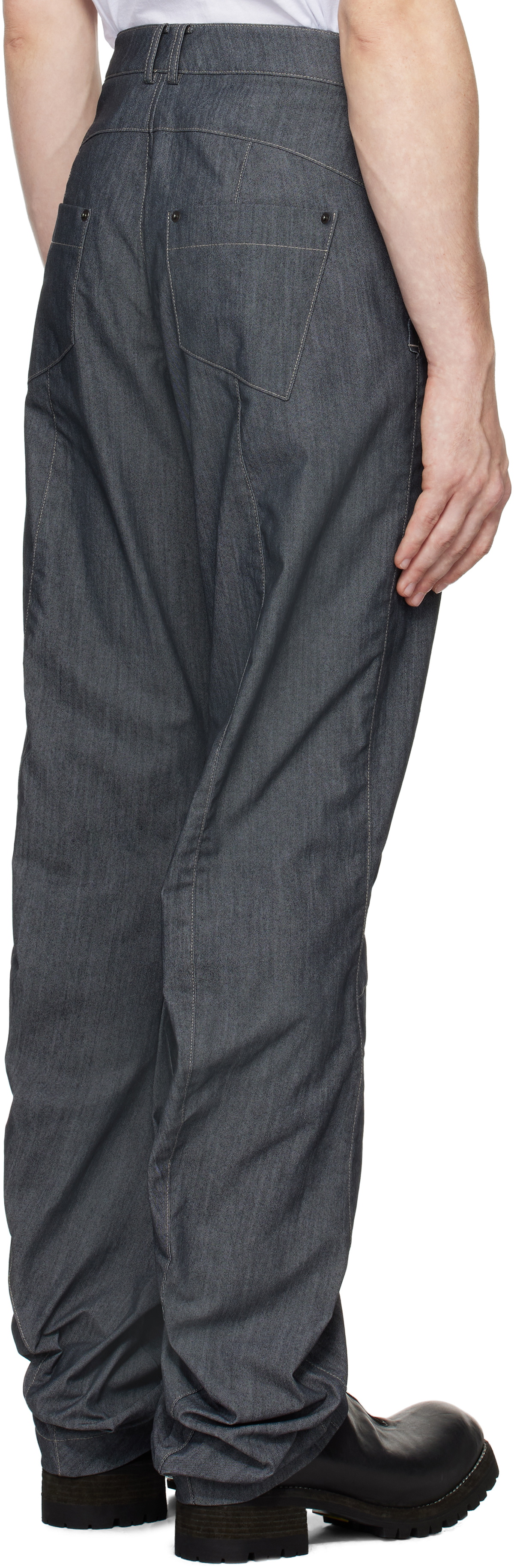 CARNET-ARCHIVE Navy Human Shell Jeans