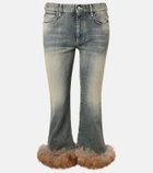 Balenciaga Low-rise capri jeans