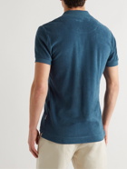 Orlebar Brown - Cotton-Terry Polo Shirt - Blue