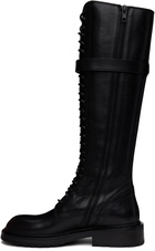 Ann Demeulemeester Black High Danny Tall Boots