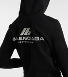 Balenciaga Cotton-blend jersey hoodie