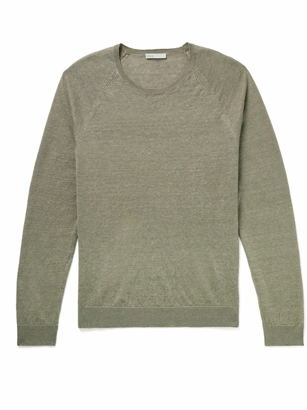 Photo: Onia - Linen Sweater - Green