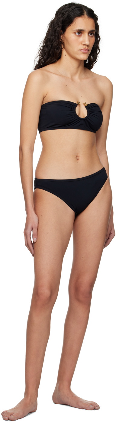 Bottega Veneta Black Knot Ring Bikini