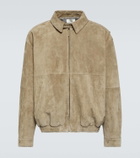 The Row Ronan suede blouson jacket