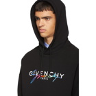 Givenchy Black Signature Logo Hoodie