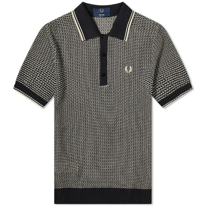Photo: Fred Perry Reissues Texture Knitted Polo
