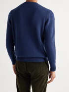 ETRO - Logo-Embroidered Wool Sweater - Blue