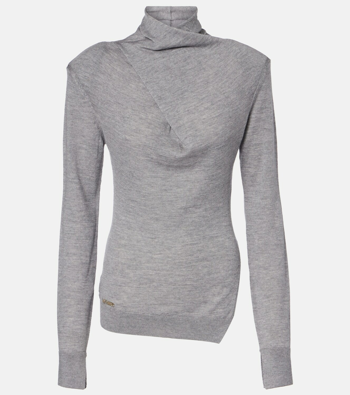 The Attico Virgin wool turtleneck sweater