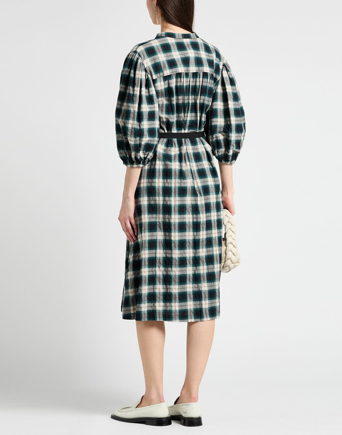 Maje Womens Midi dress Emerald in Green