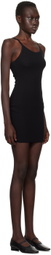 ÉTERNE Black Tank Minidress
