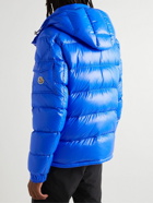 Moncler - Maya Quilted Shell Hooded Down Jacket - Blue