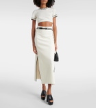 Max Mara Ora cotton-blend maxi skirt