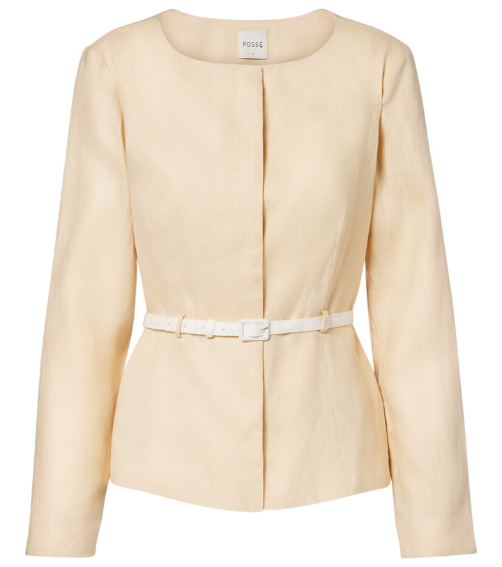 Photo: Posse Pamela belted linen jacket