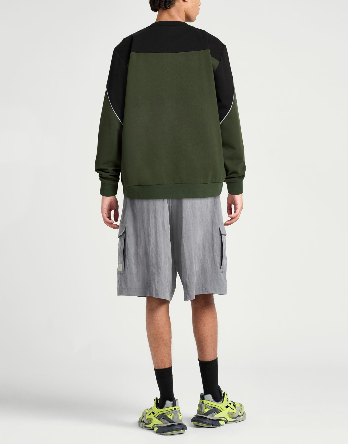 Ea7 Mens Sweatshirt Military in Green