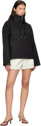 AGOLDE Black Lydia Popover Anorak