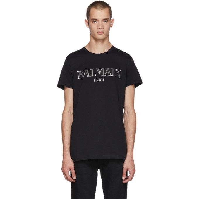 Photo: Balmain Black Logo T-Shirt