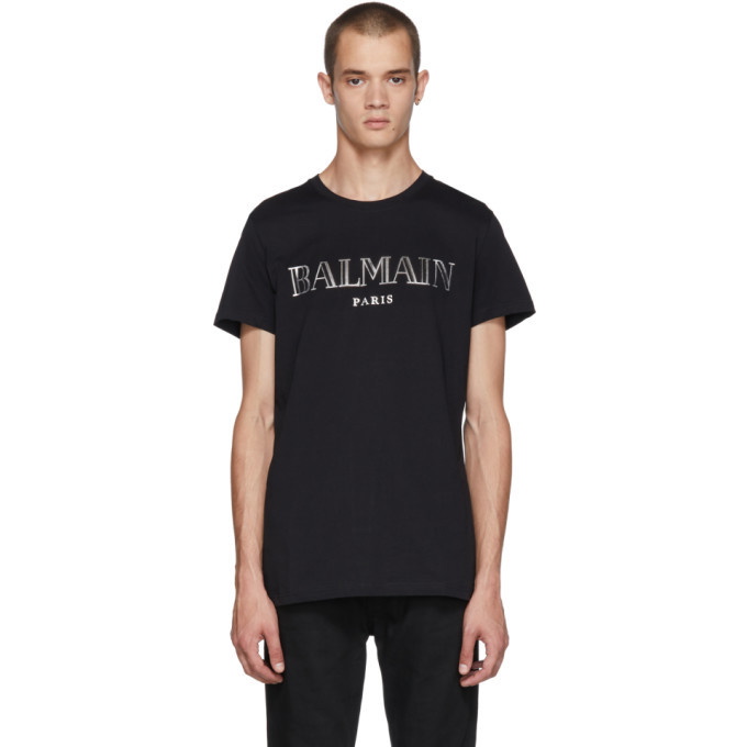 Photo: Balmain Black Logo T-Shirt