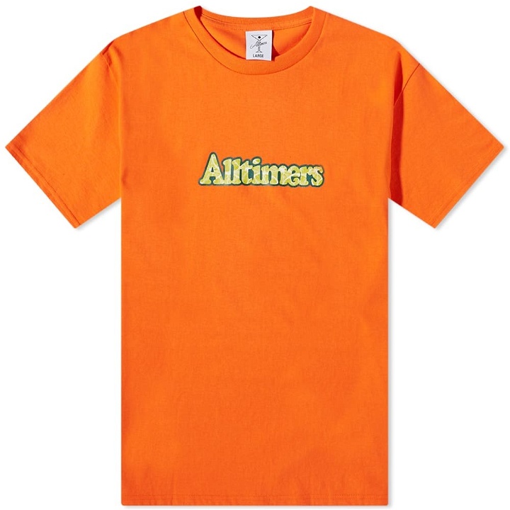 Photo: Alltimers Men's Zesty Broadway T-Shirt in Orange
