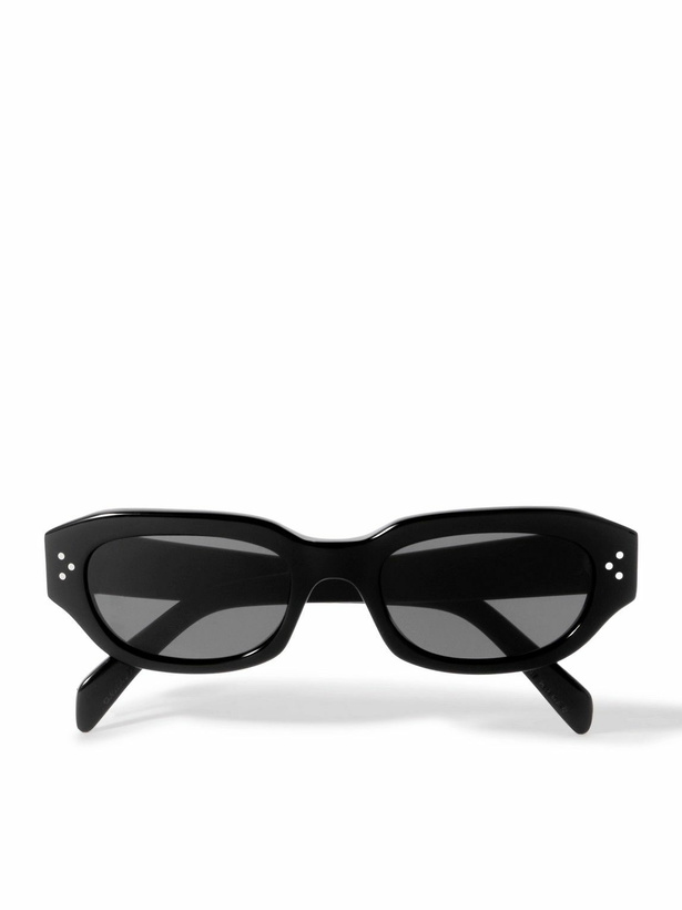 Photo: CELINE - Oval-Frame Acetate Sunglasses