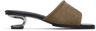 Nicole Saldaña Beige Sarah Heeled Sandals