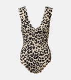 Marysia Charleston leopard-print swimsuit
